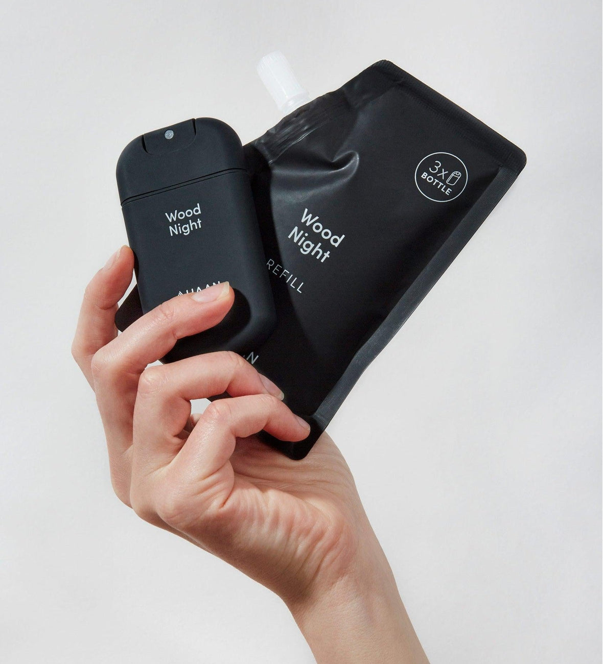 Hand Cleanser & Refill Pack - Wood Night